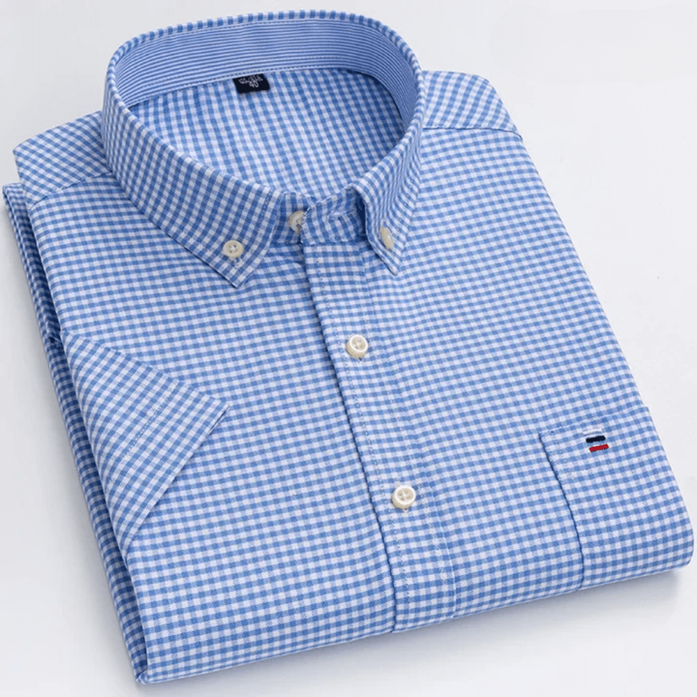 Givalli - Schickes Baumwollhemd Von Alder Hellblau 2XS 