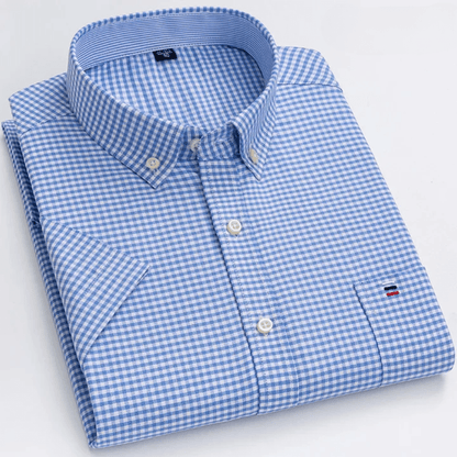 Givalli - Schickes Baumwollhemd Von Alder Hellblau 2XS 