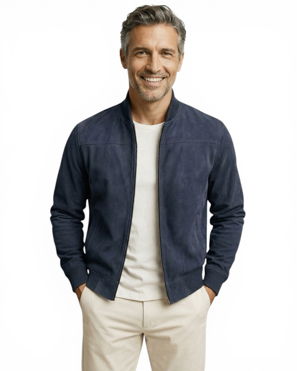 Elegante Wildlederjacke