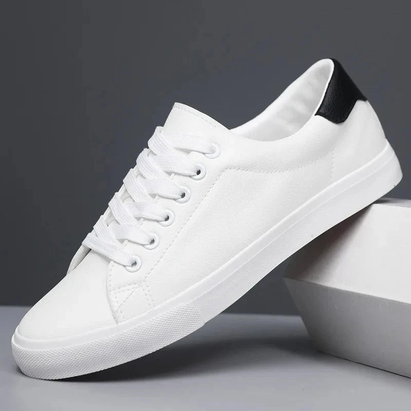Klassische Lederschuhe Von Alder Weiß/Schwarz 39 