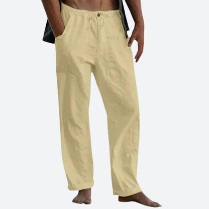 Klassische Leinenhose Jeans_M Von Alder Grün M 