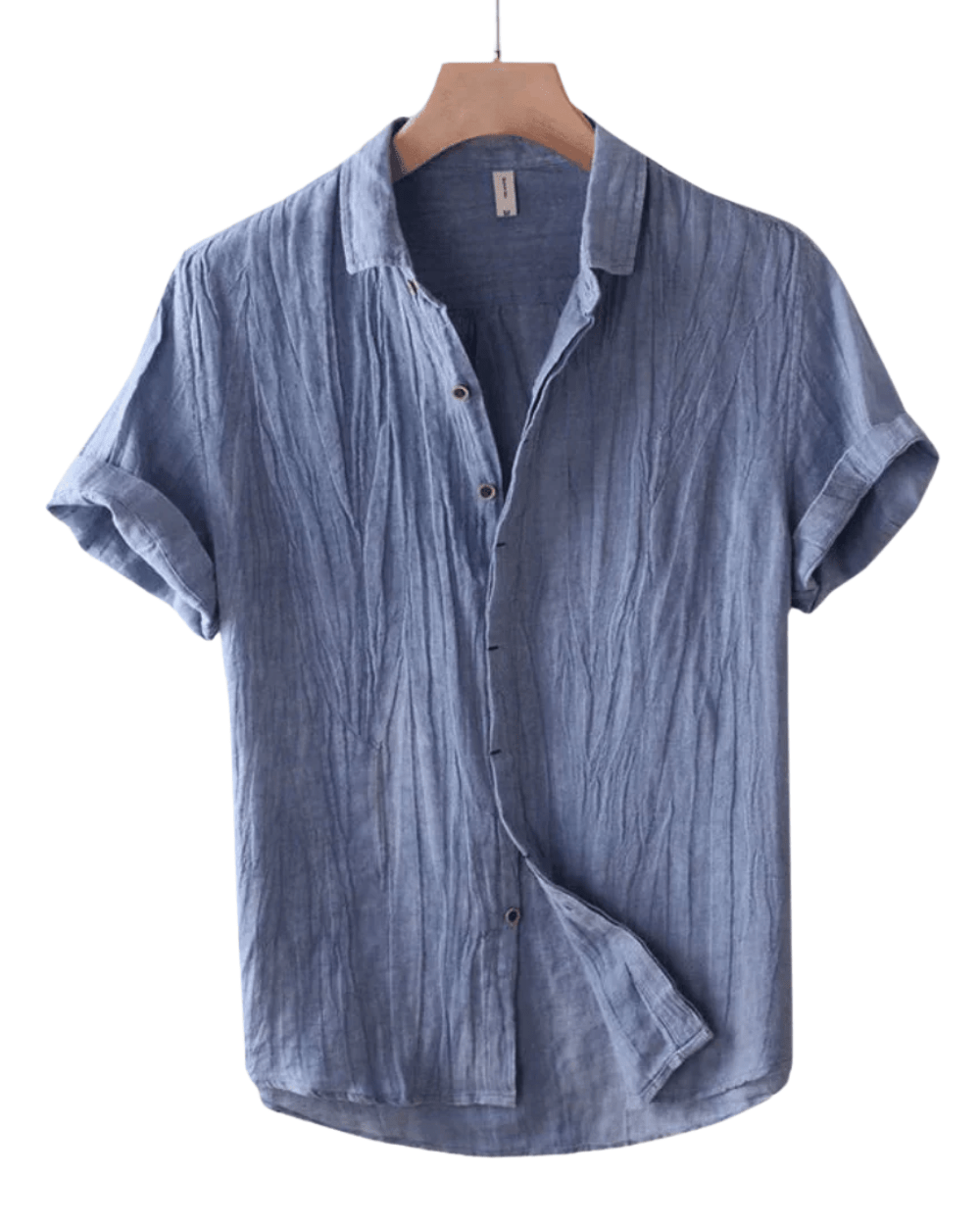 Klassisches Leinenhemd Klassisches Leinenhemd Von Alder Blau S 