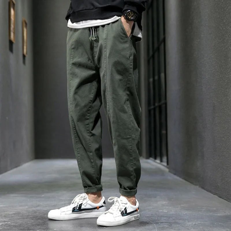 Lässige Herrenhose Men's Pants Von Alder Dunkelgrün M 