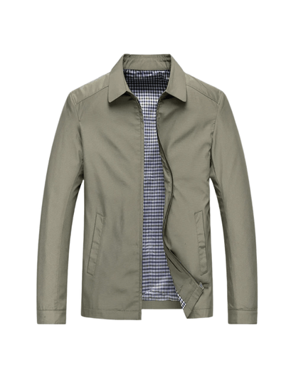 Lässige Herrenjacke Von Alder Beige M 