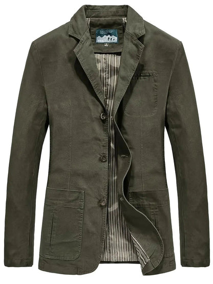 Lässige Herrenjacke Von Alder Grün XS 