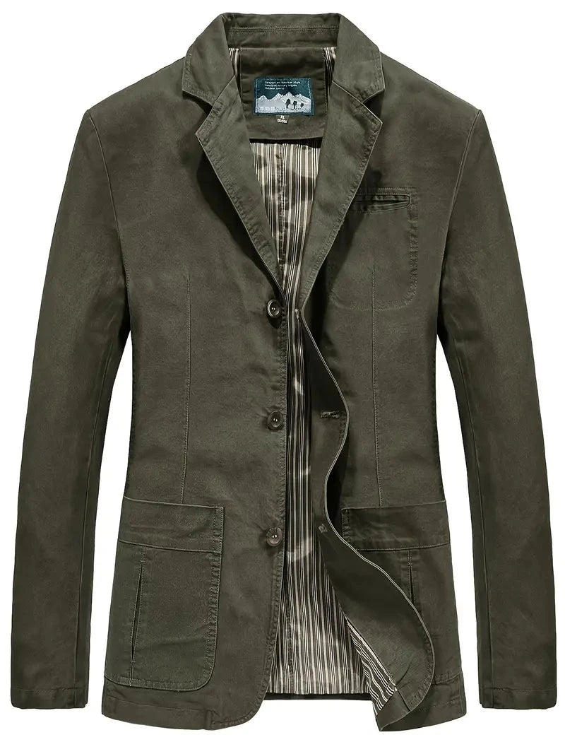 Lässige Herrenjacke Von Alder Grün XS 