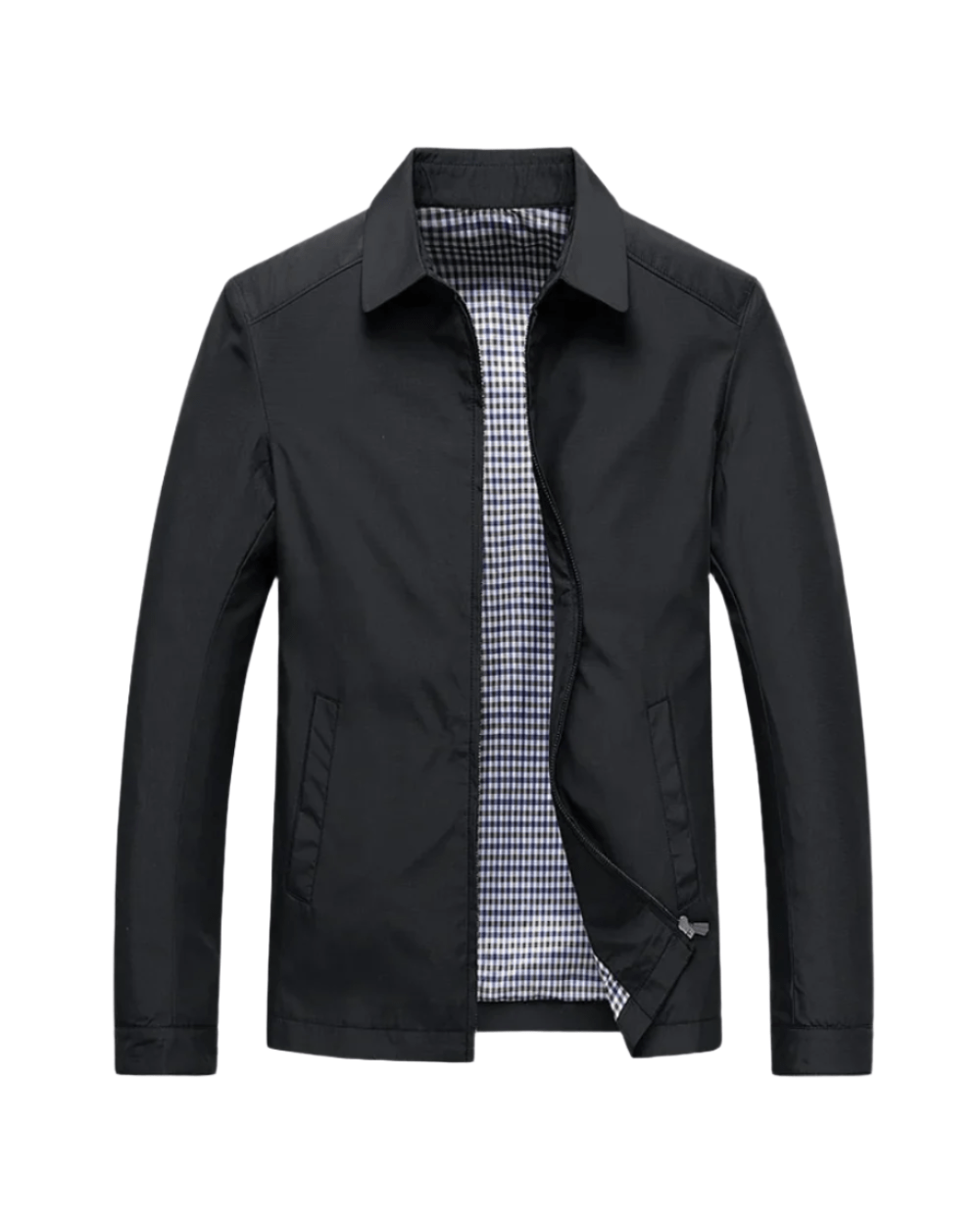 Lässige Herrenjacke Von Alder Schwarz M 