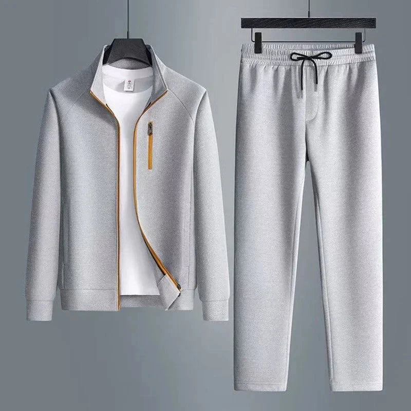 Lässiges Herren-Set Von Alder Grau M 