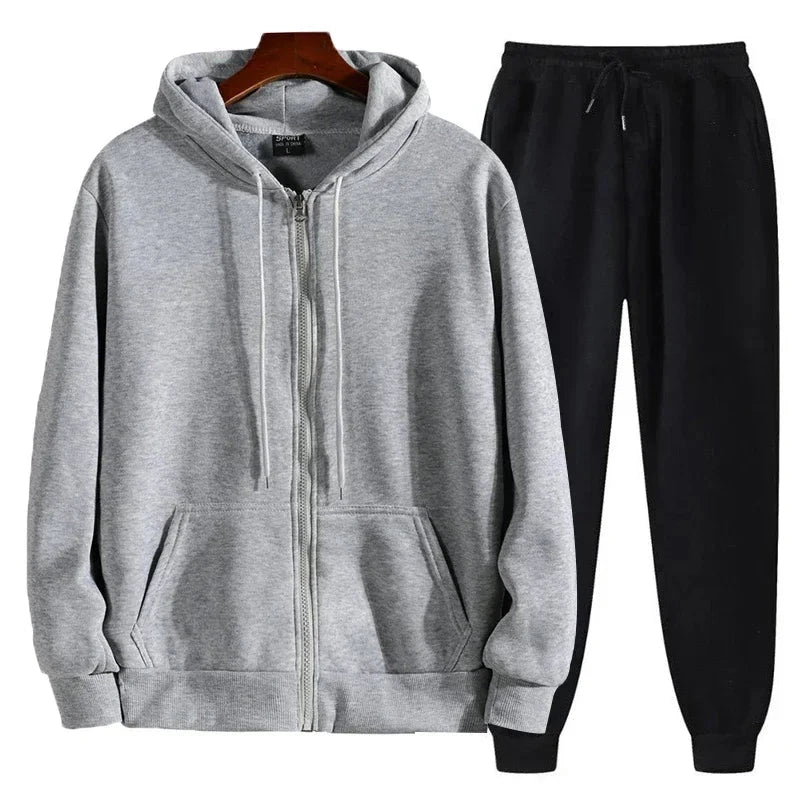 Lässiges Herren-Set Von Alder Grau S 