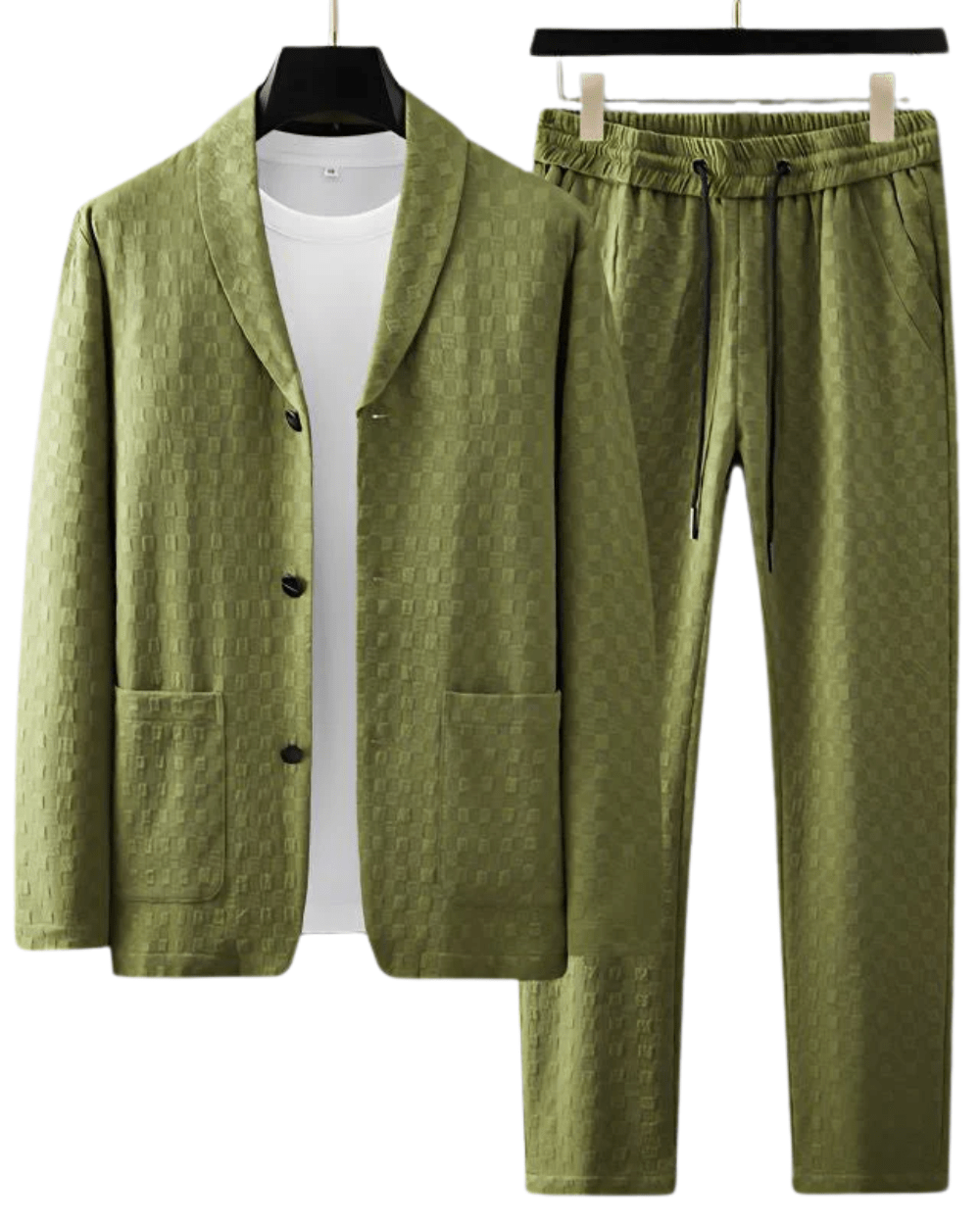 Lässiges Herren-Set Von Alder Grün M 