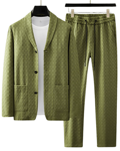 Lässiges Herren-Set Von Alder Grün M 