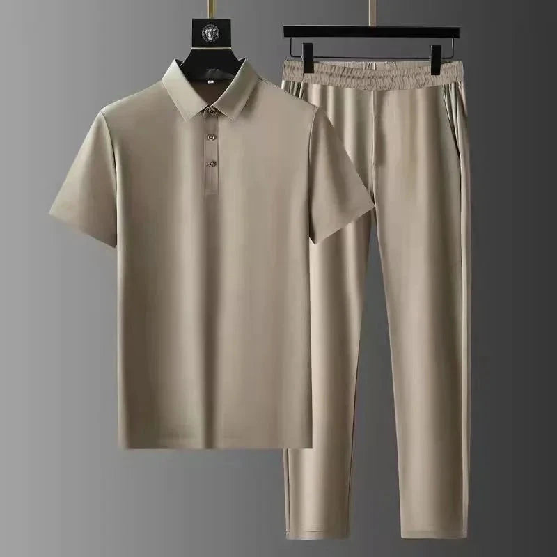 Lässiges Herren-Set Von Alder Khaki M 