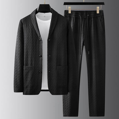 Lässiges Herren-Set Von Alder Schwarz M 