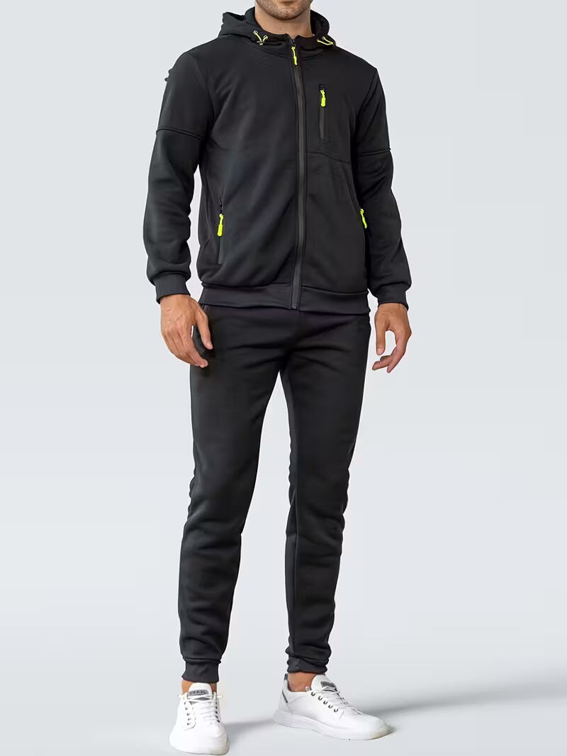 Lässiges Herren Set Von Alder Schwarz S 