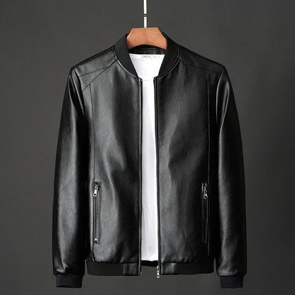 Leder-Bikerjacke Leder-Bikerjacke Von Alder Schwarz S 