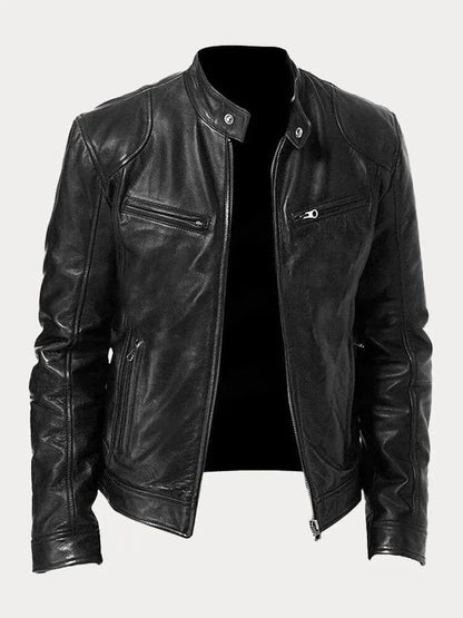 Lederjacke Von Alder Schwarz S 