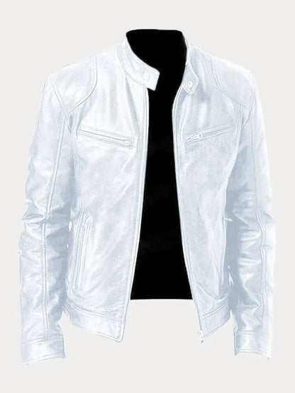 Lederjacke Von Alder Weiß S 