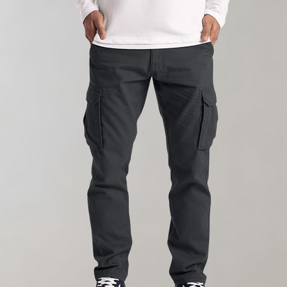 Leichte Cargo-Hose Fashion Men Pants Cargo All-year Von Alder Grau S 