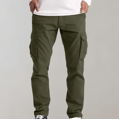 Leichte Cargo-Hose Fashion Men Pants Cargo All-year Von Alder Grün S 