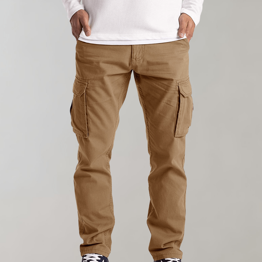 Leichte Cargo-Hose Fashion Men Pants Cargo All-year Von Alder Khaki S 