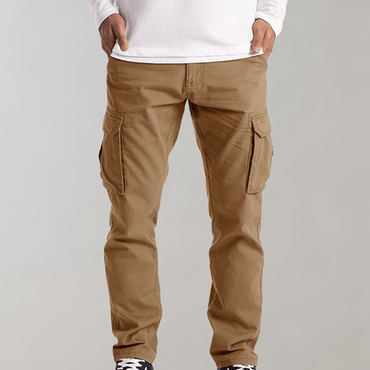 Leichte Cargo-Hose Fashion Men Pants Cargo All-year Von Alder Khaki S 