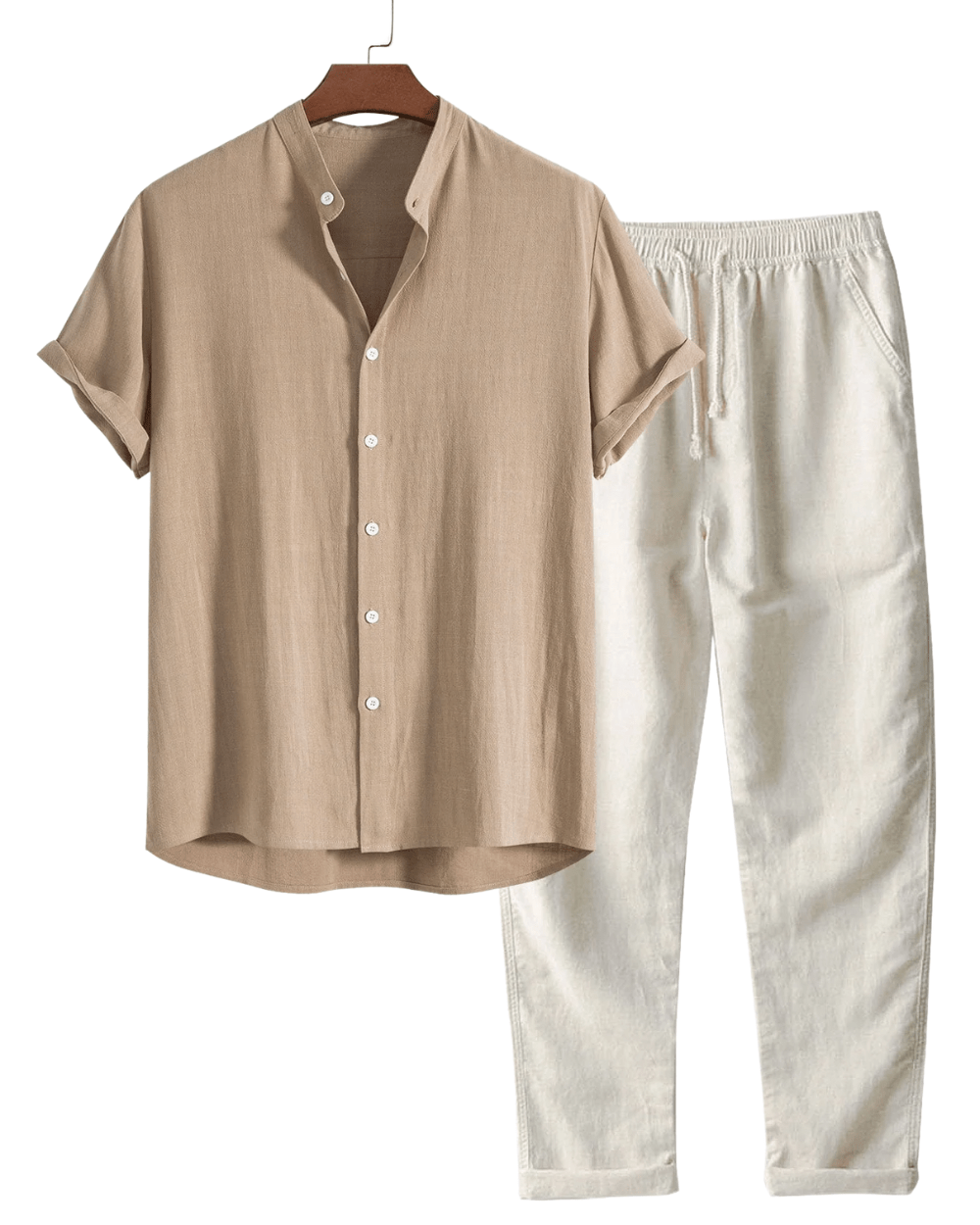 Leichtes Leinen-Outfit Leichtes Leinen-Outfit Von Alder Beige S 