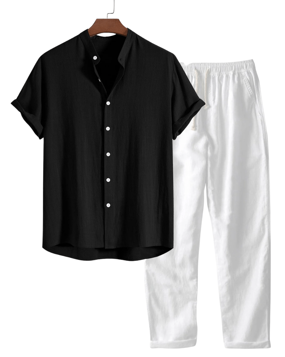 Leichtes Leinen-Outfit Leichtes Leinen-Outfit Von Alder Schwarz S 