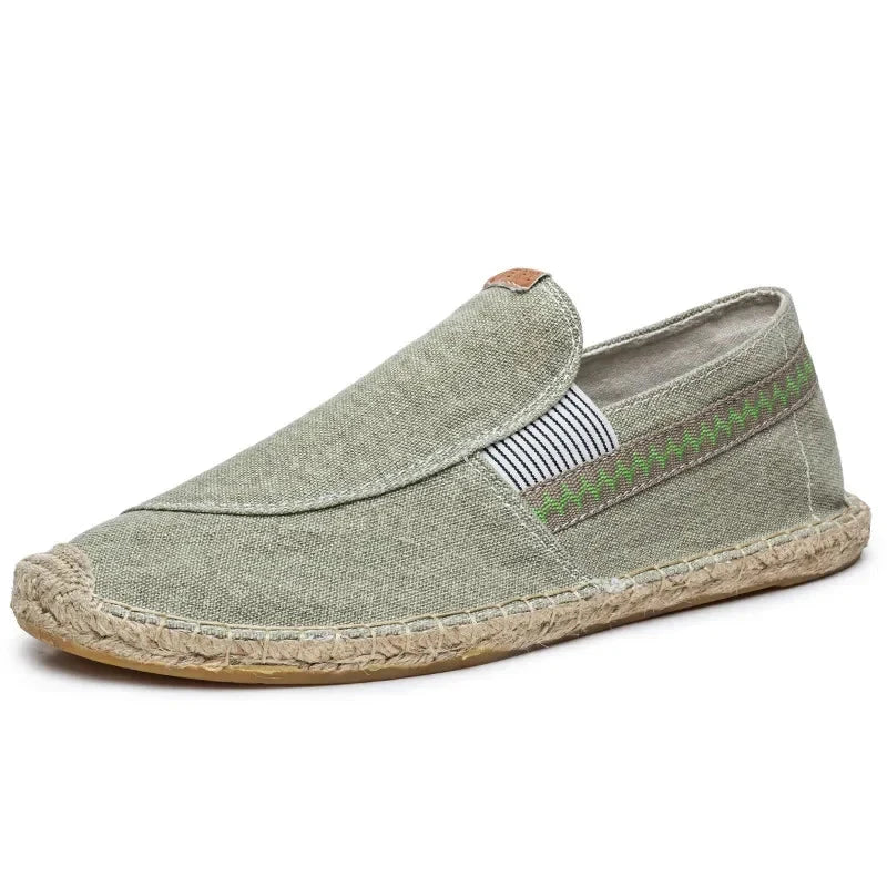 Leinen-Espadrilles Leinen-Espadrilles Von Alder Grau 38 