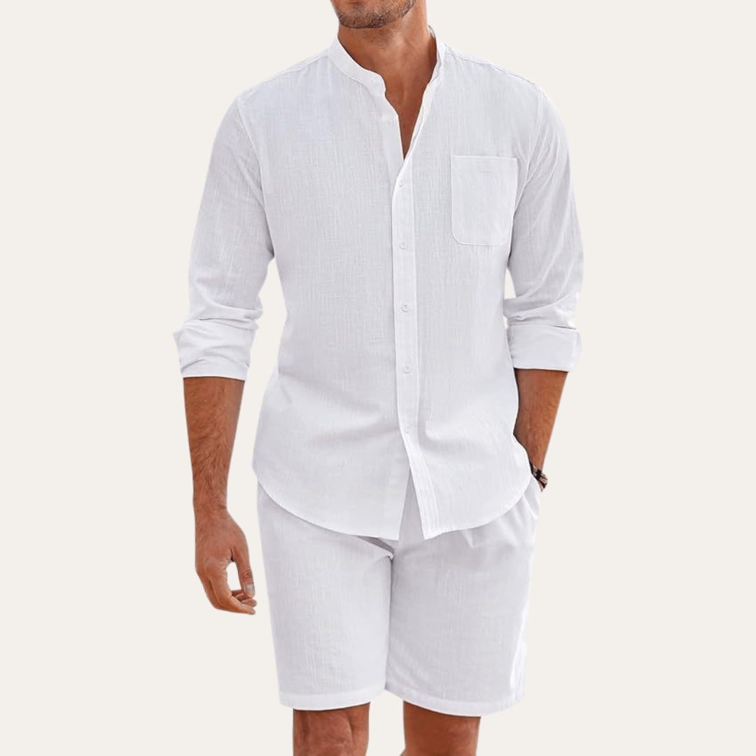 Leinen Sommer-Set Leinen Sommer-Set Von Alder Weiß S 