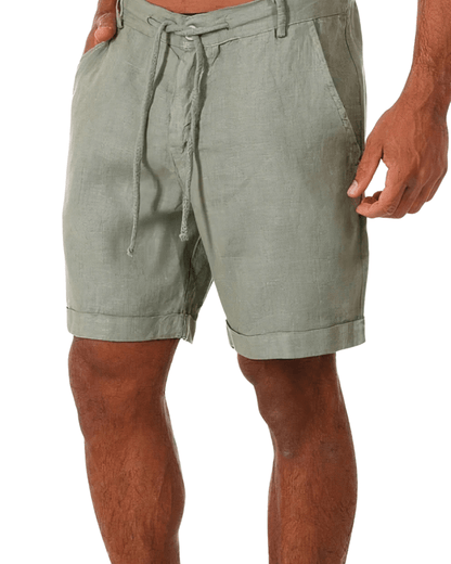 Leinen Sommer-Shorts Leinen Sommer-Shorts Von Alder Grün S 