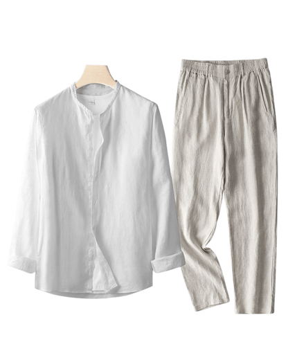 Leinen Zwei-Teile Set suit Von Alder 