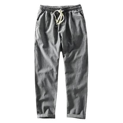 Leinenhose Von Alder Grau M 