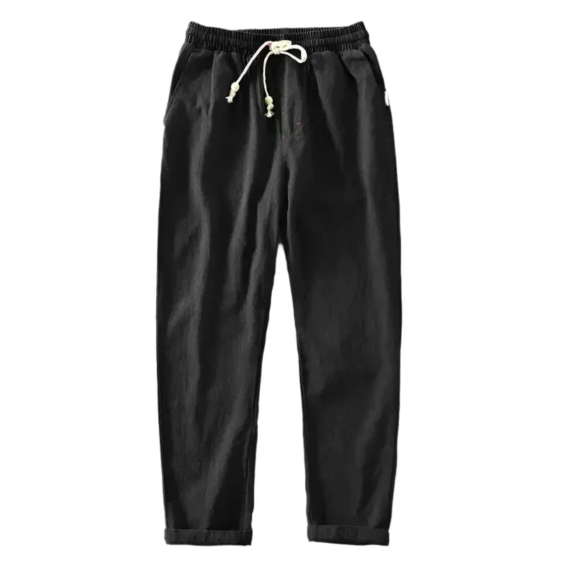 Leinenhose Von Alder Schwarz M 