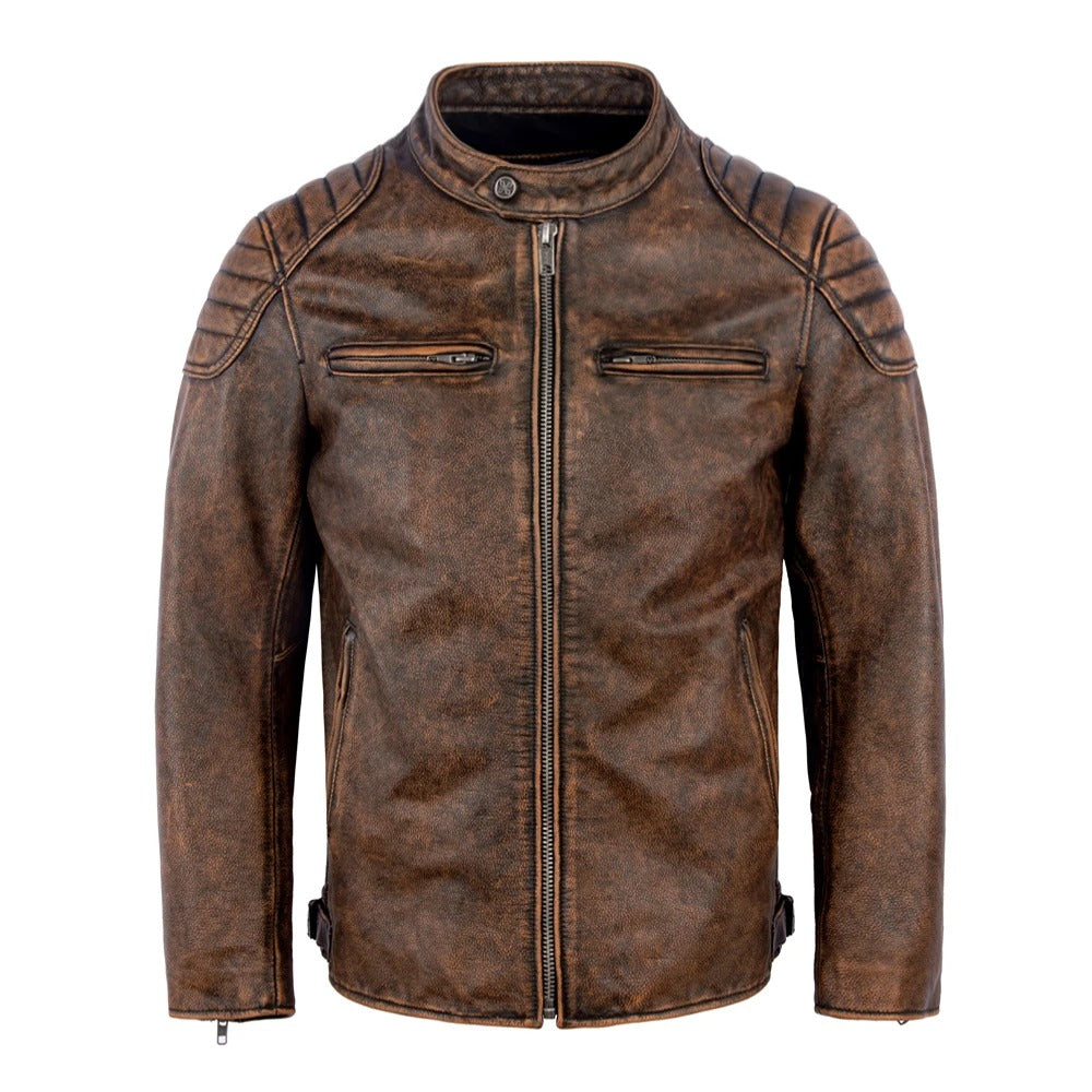 Vintage Lederjacke