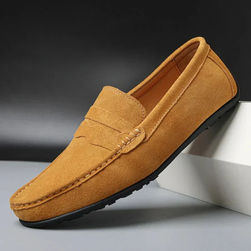 Retro Wildleder Herren Slipper