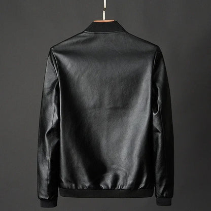 Leder Bikerjacke