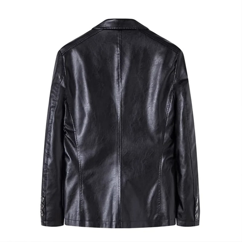 Business Casual Lederjacke