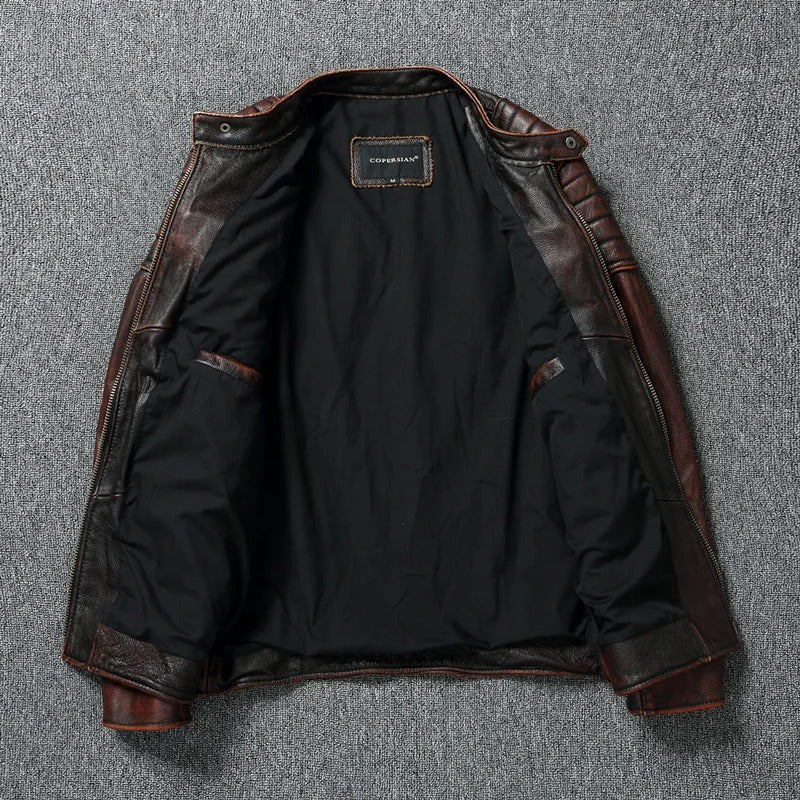 Vintage Lederjacke