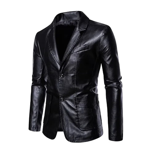 Business Casual Lederjacke