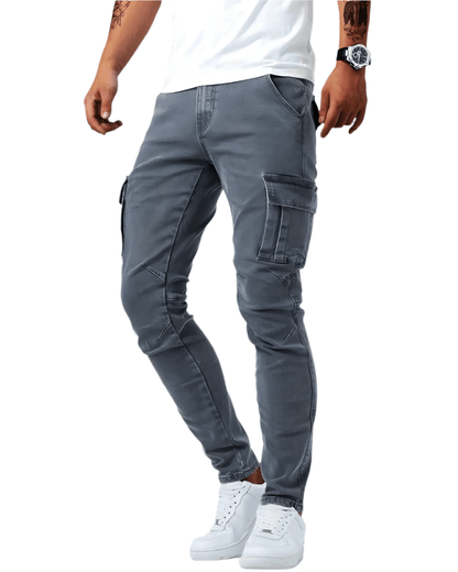 Marino Cargo Stretch-Hose Von Alder Grau XS 