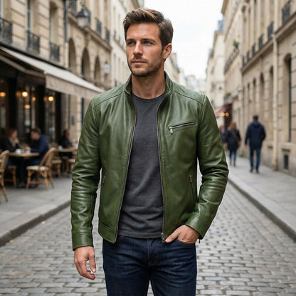Vintage Lederjacke