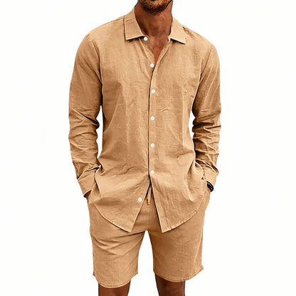 Elegantes Leinen-Sommer-Set