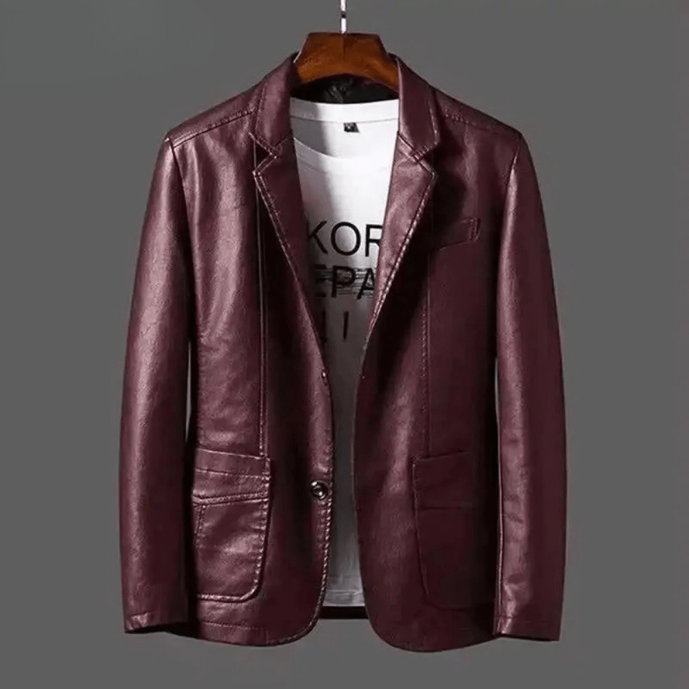 Premium Lederjacke Premium Lederjacke Von Alder Rot S 
