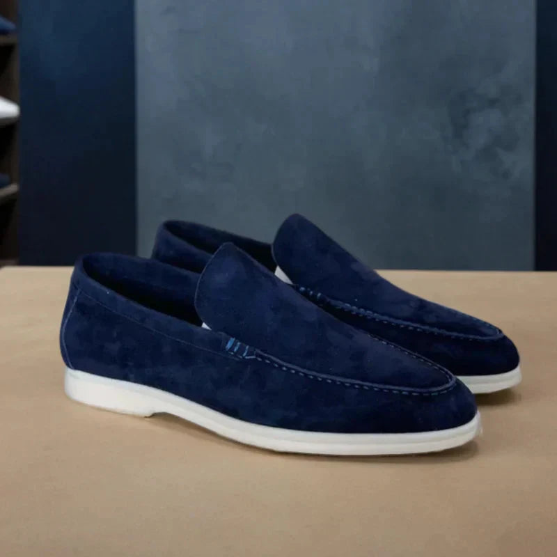 Premium Wildleder Slipper Von Alder Marineblau 38 