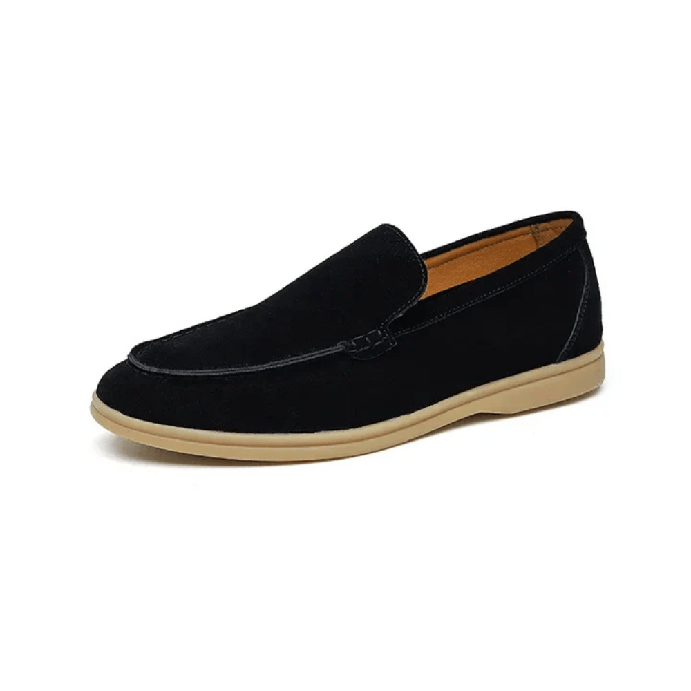 Premium Wildleder Slipper Von Alder Schwarz 38 