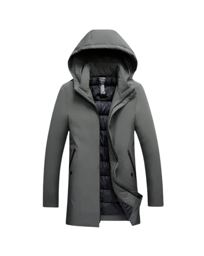 Premium Winterjacke Von Alder Grau S 