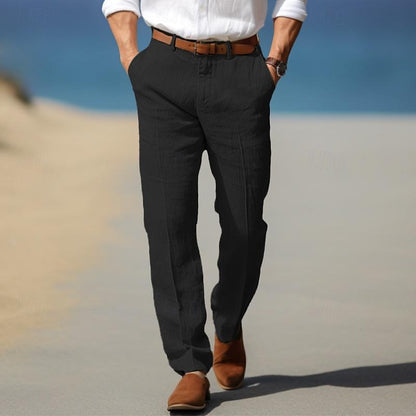 Elegante Leinenhose
