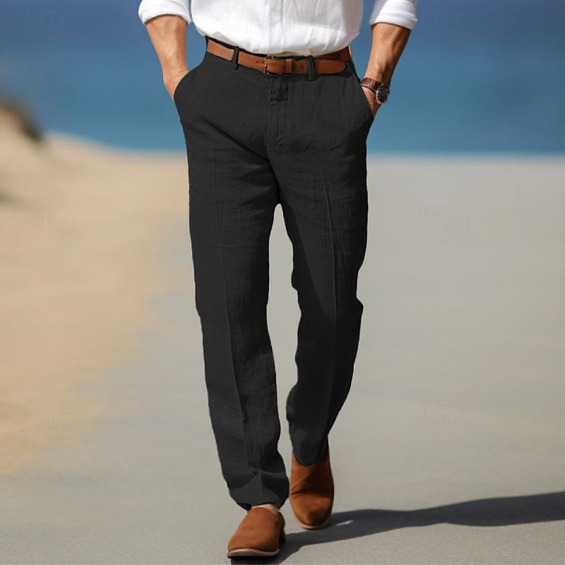 Elegante Leinenhose