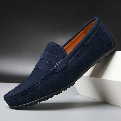 Retro Wildleder Herren Slipper Von Alder 