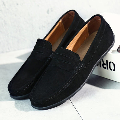 Retro Wildleder Herren Slipper Von Alder 